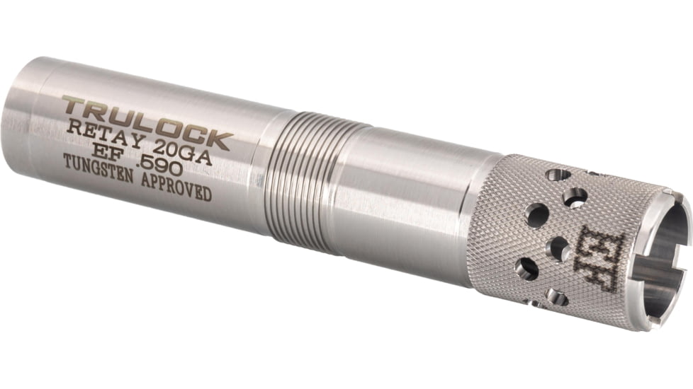 Trulock Retay Sporting Clay, Ported 20 Ga, Silver, Extra Full, SCRTY20585P