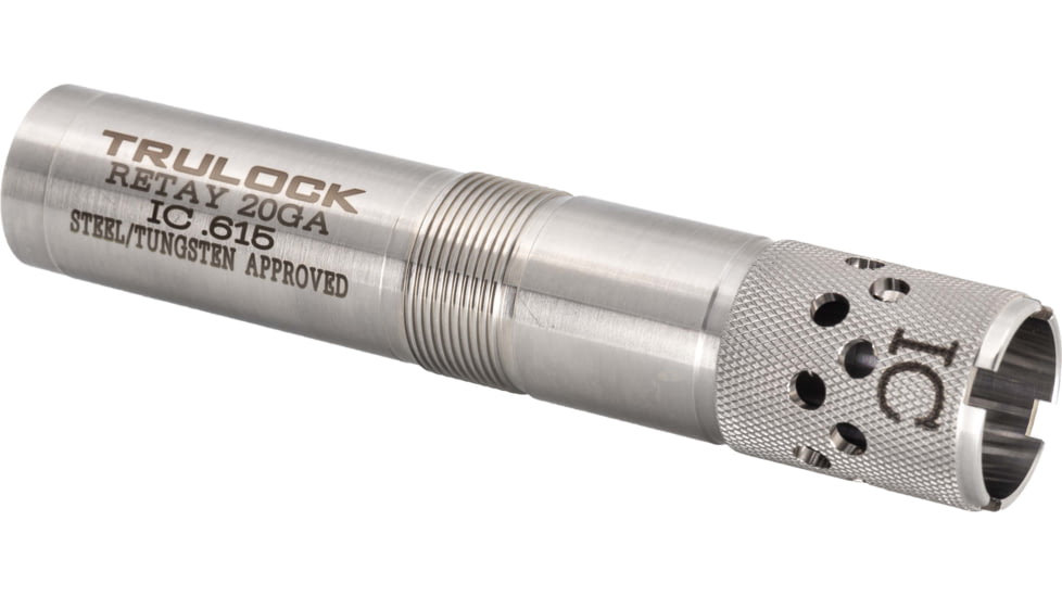 Trulock Retay Sporting Clay, Ported 20 Ga, Silver, Improved Cylinder, SCRTY20615P