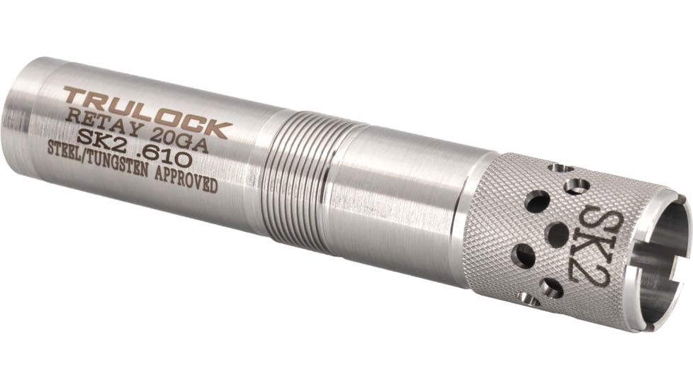 Trulock Retay Sporting Clay, Ported 20 Ga, Silver, Skeet 2, Also Known As Light Modified, SCRTY20610P