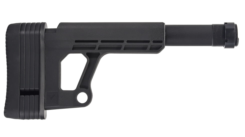 TRYBE Defense Rifle Buttstock &amp; Buffer Tube, Black, TRBCHASBUTT