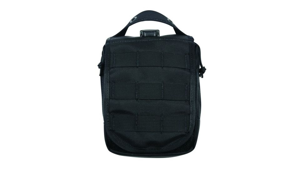 TUFF Products M.O.L.L.E. Front Tactical Back-Up Pouch, Black Nylon, Med Auto 8879-NY