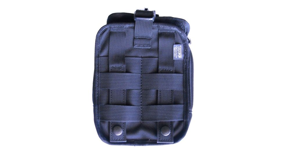 TUFF Products M.O.L.L.E. Front Tactical Back-Up Pouch, Black Nylon, Med Auto 8879-NY