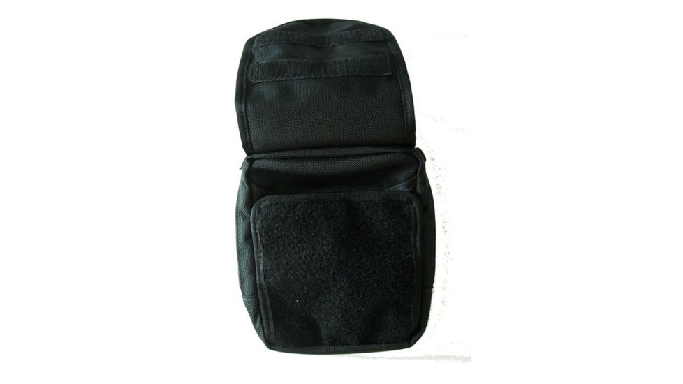 TUFF Products M.O.L.L.E. Front Tactical Back-Up Pouch, Black Nylon, Med Auto 8879-NY