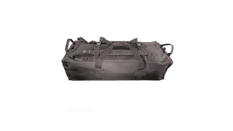 Tuff Zone Military Style Assault Bag, Black, Extra Large, TZ-GB9