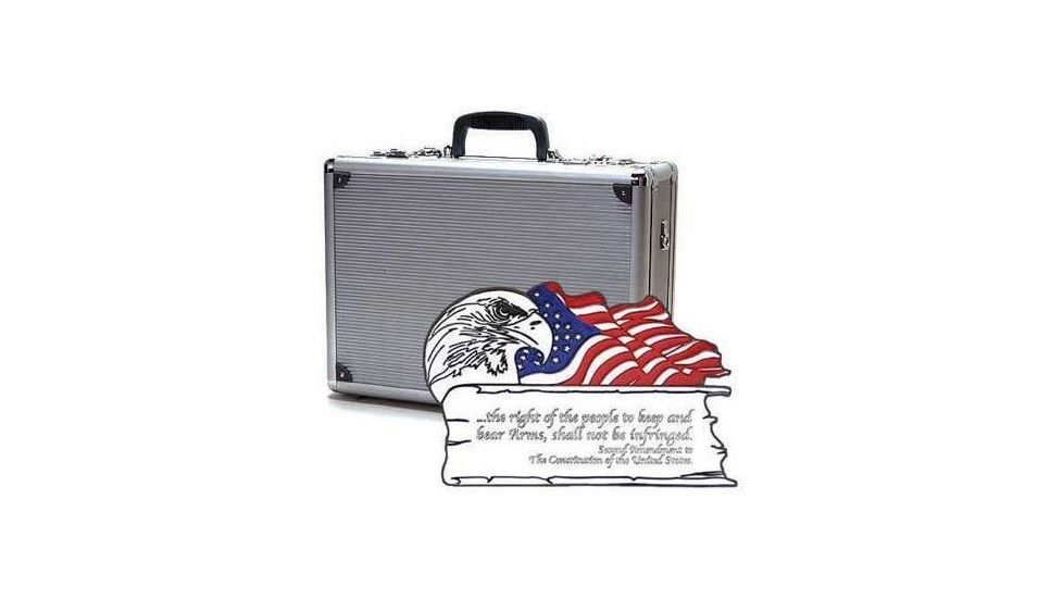 TZ Case 2nd Amendment Double Duty Pistol Case 18 x 13 x 7, Black