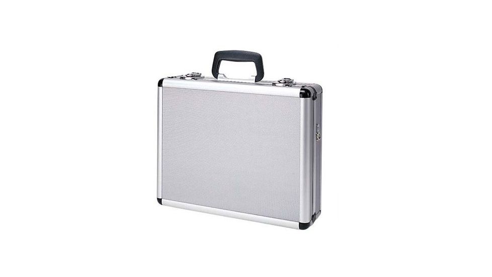 T.Z. Case Pro-Tech Series Four Pistol Promo Case 16x13x5 in, Silver TZ0013SD