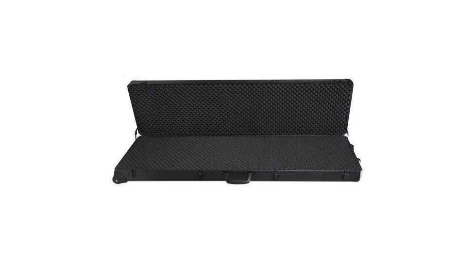 T.Z. Case ProEdge Series Design Double Rifle Case w/ Hexagon Frame - 53x15x4.25, Silver HX0053BS 