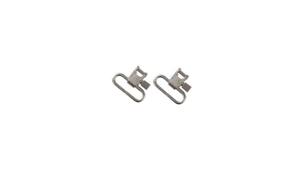 Uncle Mike's Super Swivels, Nickel Plated, Quick Detach, 1in Loop 10932