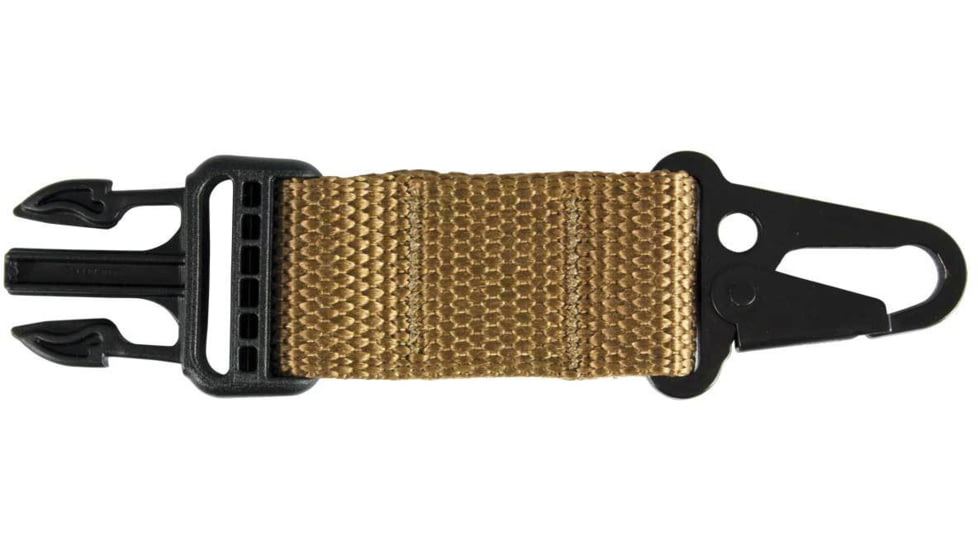 United States Tactical Sling Adapter, 1.25 in, HK Hook, Coyote, UST-ADP00202QH