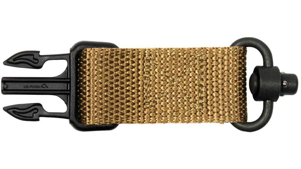 United States Tactical Sling Adapter, 1.25 in, QD Hook, Coyote, UST-ADP00202QD