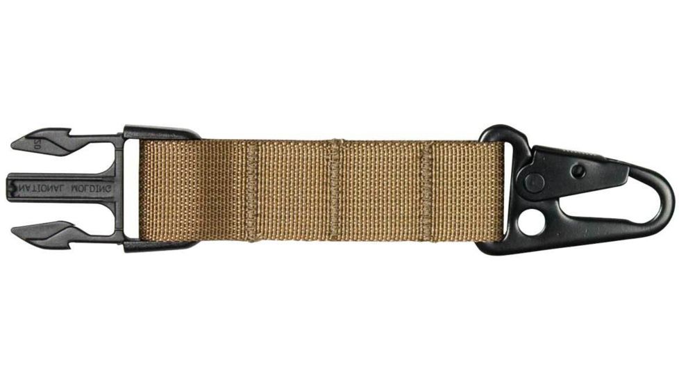 United States Tactical Sling Adapter, 1 in, HK Hook, Coyote, UST-ADP00102QH