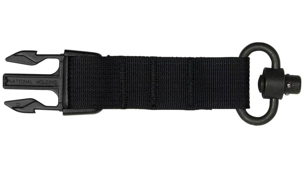 United States Tactical Sling Adapter, 1 in, QD Hook, Black, UST-ADP00101QD