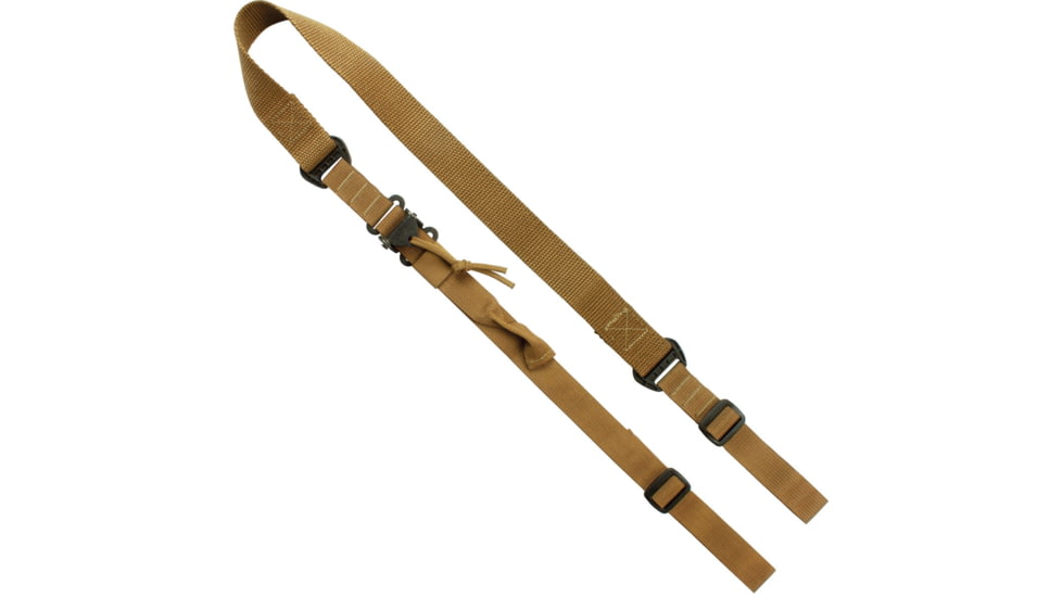 United States Tactical D2 - 2-Point Open Ended Rapid Fit Sling, 1.25in, Coyote, UST-SLD00202OE