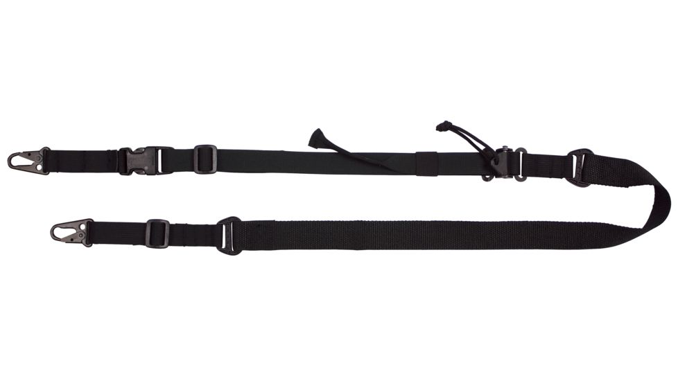 United States Tactical D2 - 2-Point Rapid Fit Sling, 1.25in, HK Hook, Black, UST-SLD00201QH