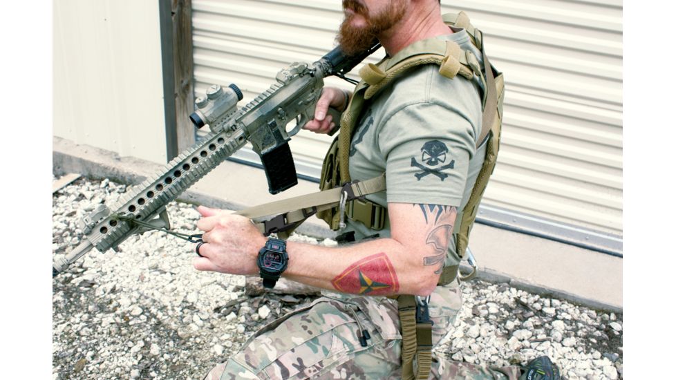 United States Tactical D2 2-Point 1.25in Tactical Sling, Coyote, UST-SLD00202QH