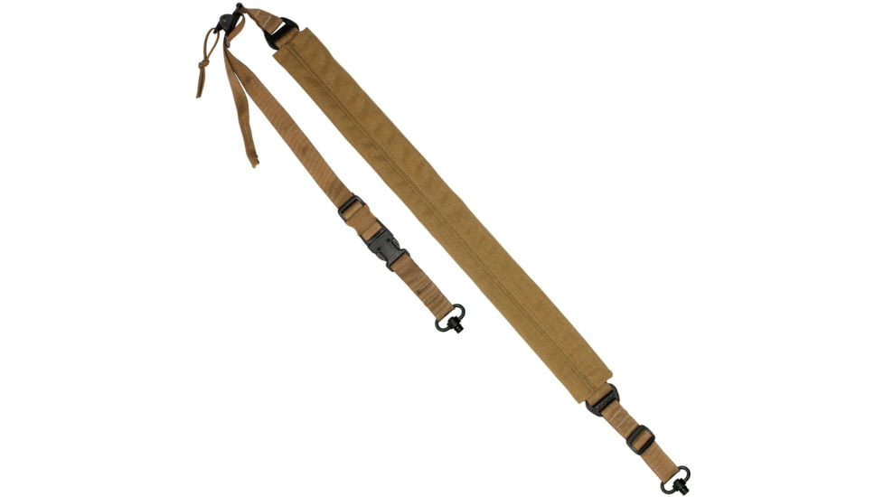 United States Tactical D3 - 2-Point Rapid Fit Padded Tactical Sling,1in, QD Swivel, Coyote, UST-SLD00302QD