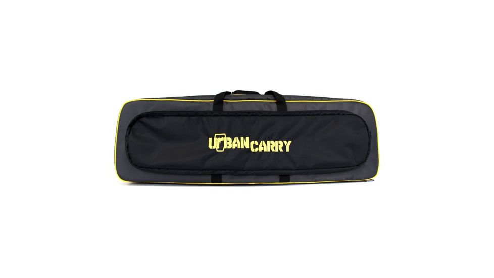 Urban Carry Large Rifle AR-15 Carrying Case, Black / Yellow, 37in x 13in x 3in UC-BAG-AR