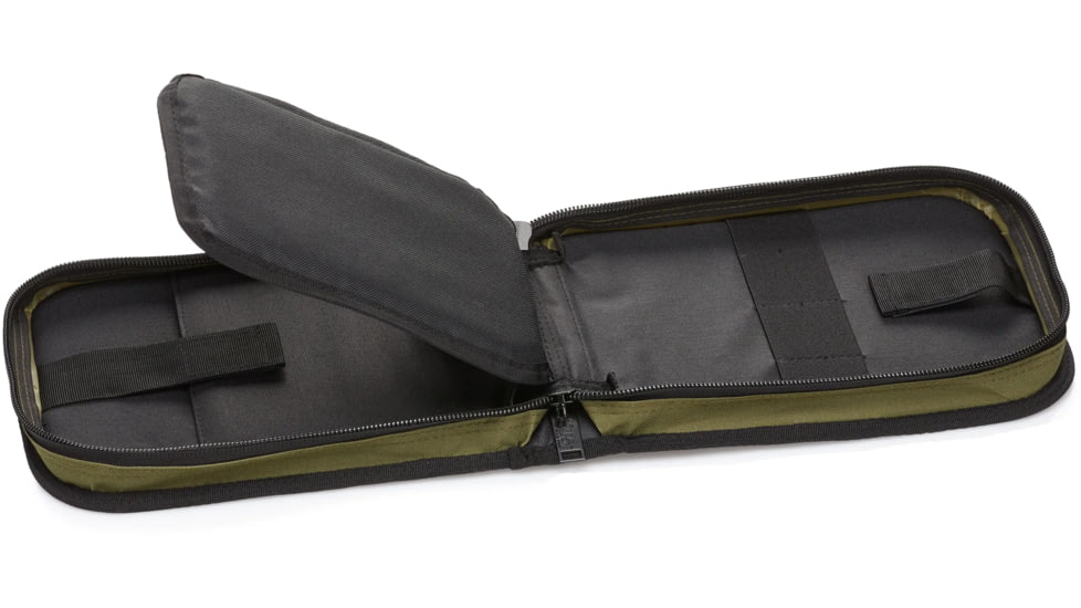 US PeaceKeeper 10.75in Handgun Case, 600 Denier Polyester, Olive Drab Green, P26107