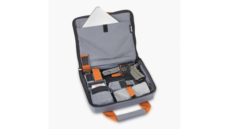 INCOG Tablet/Gun Case, Grey/Rust, 13.5inx12inx2.5in