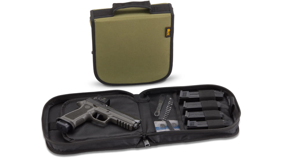US PeaceKeeper P26208 Handgun Case Black Holds 1 Handgun Polyester, P26208