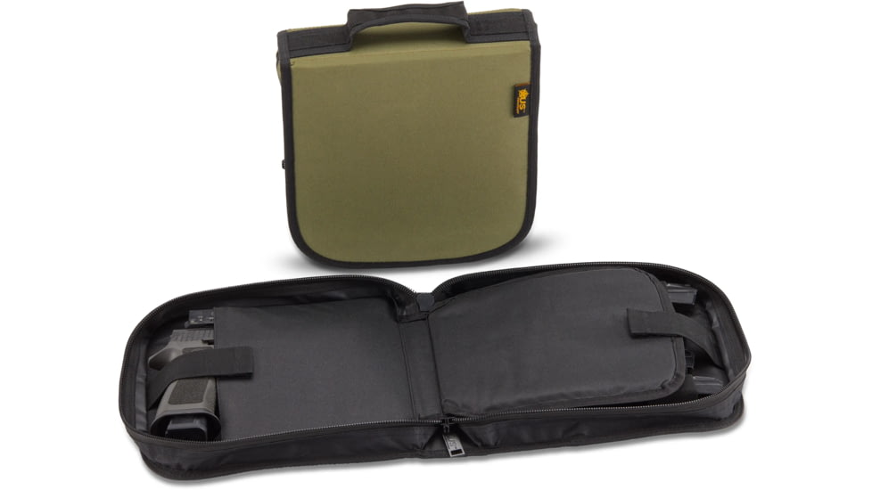 US PeaceKeeper P26208 Handgun Case Black Holds 1 Handgun Polyester, P26208