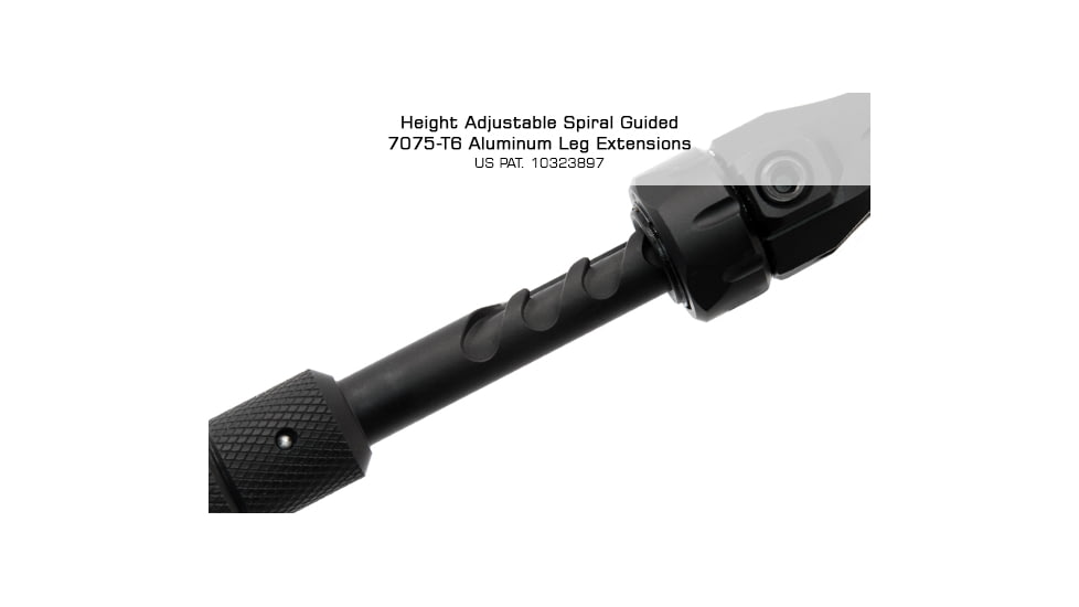UTG Pro UTG PRO TBNR Bipod, 8.5 in-11 in Center Height, M-LOK, Black, TLUBP01M