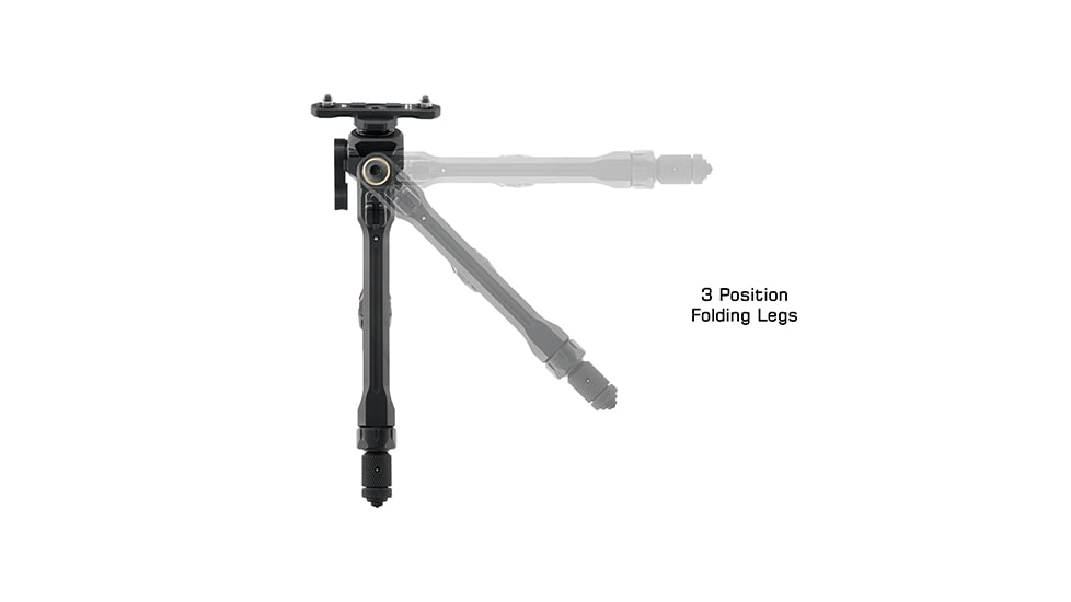 UTG Pro UTG PRO TBNR Bipod, 8.5 in-11 in Center Height, M-LOK, Black, TLUBP01M