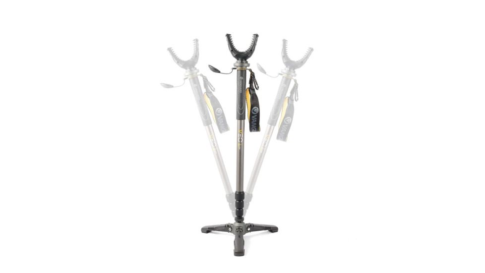 Vanguard VEO 2 Shooting Stick, Black, 4 section, 23mm aluminum leg, 360-degree rotating, wide U-Yoke VEO 2 AM-234TU