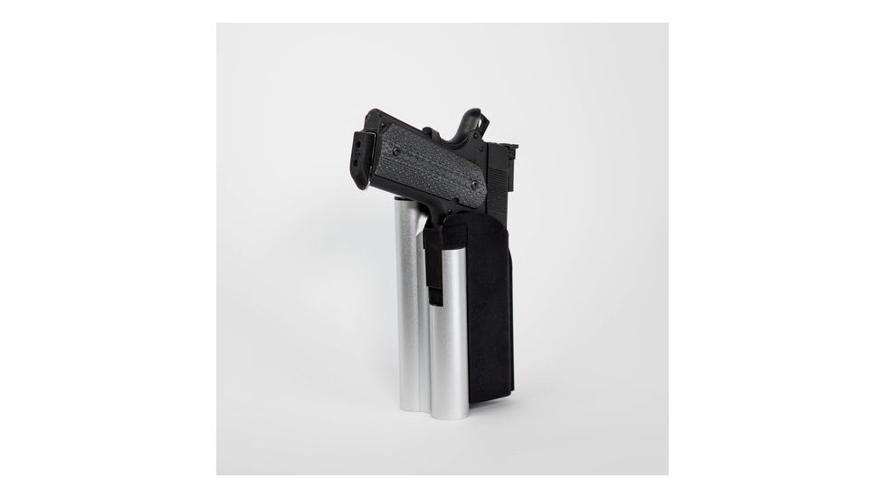 Vara Safety Reach Firearm Safe Holster, S&amp;W M&amp;P9 Shield/M&amp;P40 Shield &amp; Others, Right Hand, Silver, SQ7959989