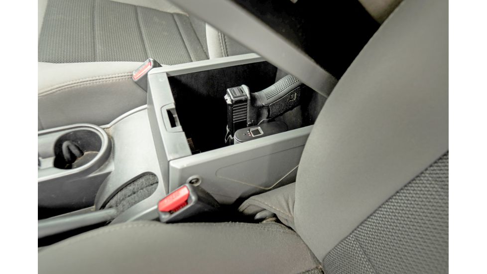 Vara Safety Reach Firearm Safe Holster, S&amp;W M&amp;P9 Shield/M&amp;P40 Shield &amp; Others, Right Hand, Silver, SQ7959989