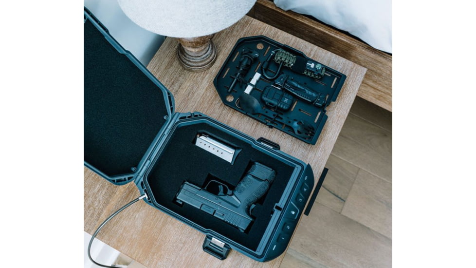 Vaultek Safe Biometric LifePod 2.0 Gun Safe, Black, BLP20-BK