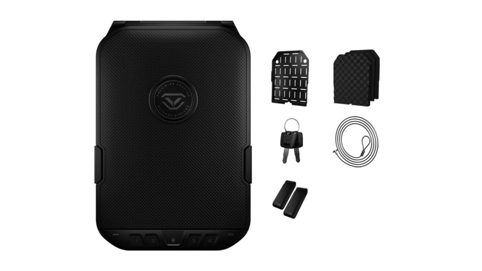 Vaultek Safe Biometric LifePod 2.0 Gun Safe, Black, BLP20-BK