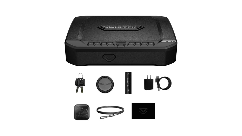 Vaultek Safe NVTi Full Size Rugged WiFi and Biometric Smart Safe, Black, NVTi-BK