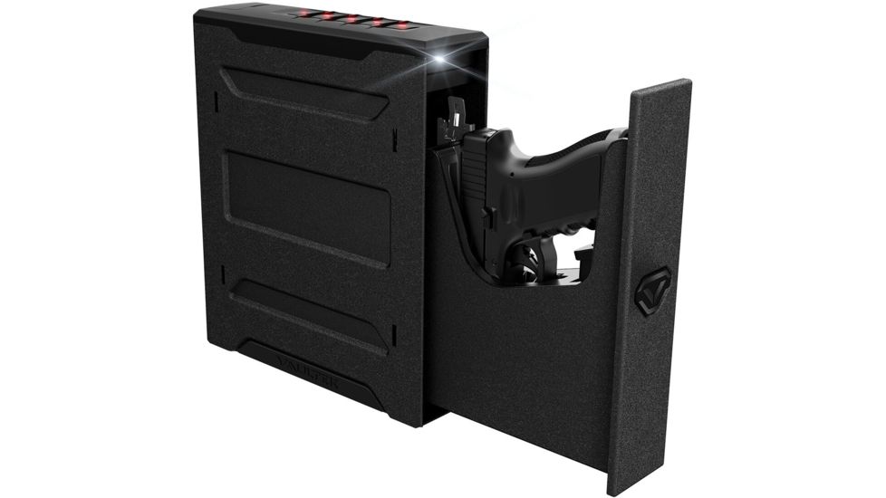 Vaultek Safe SL20 Slider Bluetooth Pistol Vault, Black, SL20-BK
