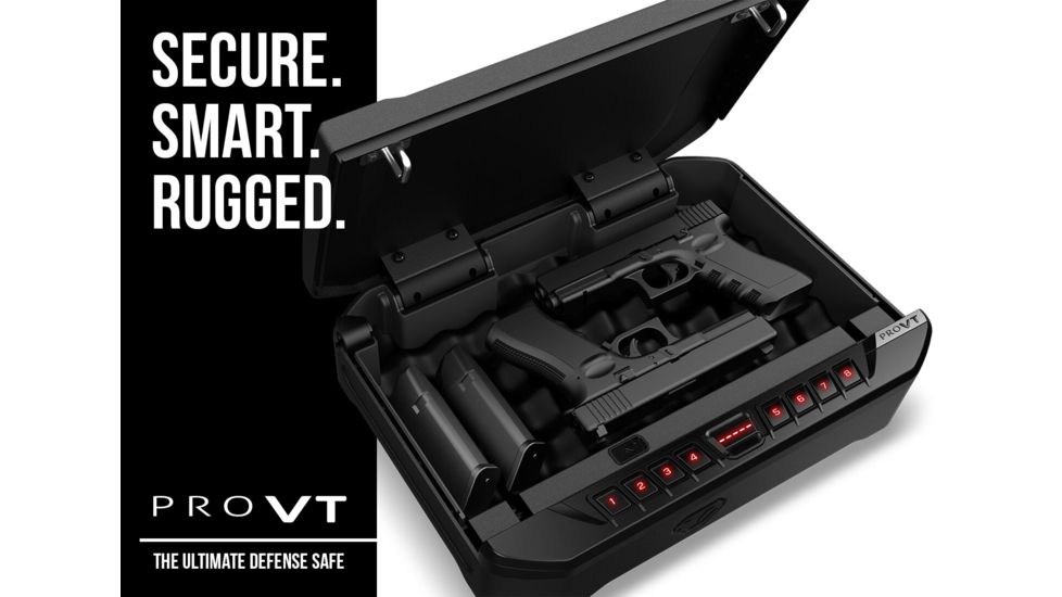 Vaultek Safe VT Full-Size Bluetooth Pistol Vault, Black, VT-BK