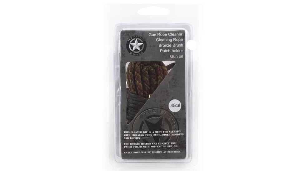 Vector Optics BoreSnake Gun Cleaning Kit, .45 ACP, Black, SCCK-06