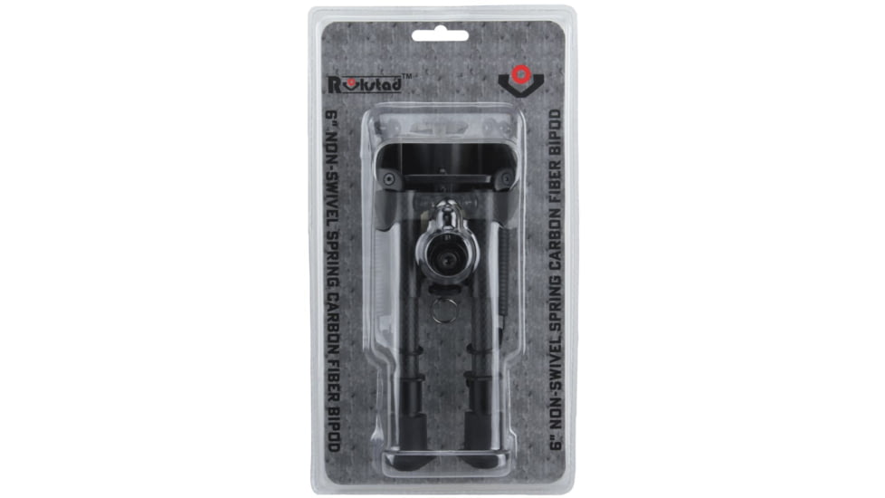 Vector Optics Carbon Fiber Spring Bipod, 6-9in, Black, RSCFP-06
