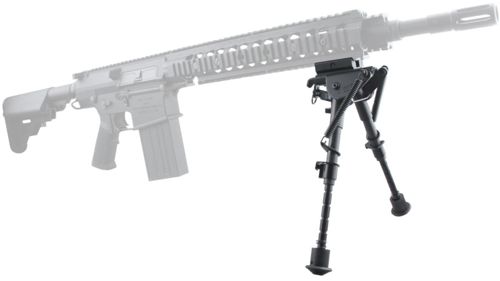 Vector Optics Carbon Fiber Spring Bipod, 6-9in, Black, RSCFP-06