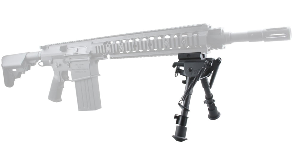 Vector Optics Carbon Fiber Spring Bipod, 6-9in, Black, RSCFP-06