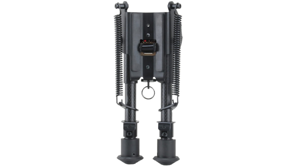 Vector Optics Carbon Fiber Spring Bipod, 6-9in, Black, RSCFP-06