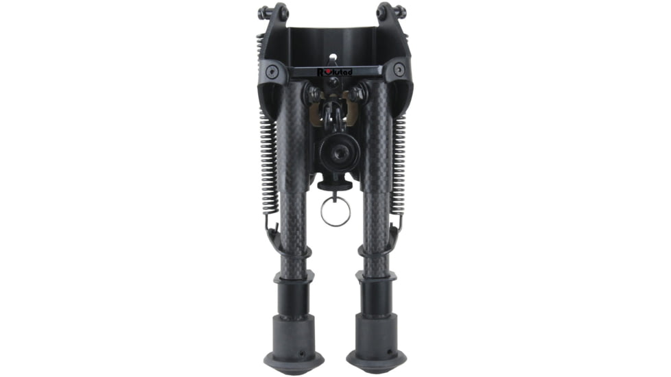 Vector Optics Carbon Fiber Spring Bipod, 6-9in, Black, RSCFP-06