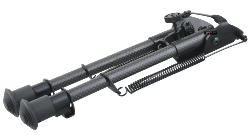 Vector Optics Carbon Fiber Spring Bipod, 9-13.5in, Black, RSCFP-09