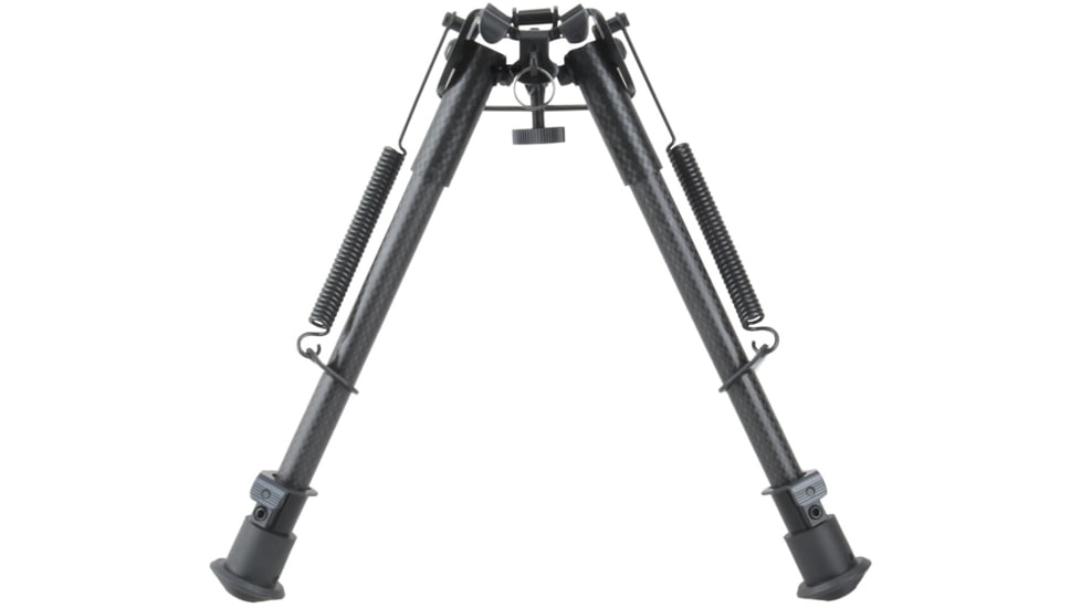 RokStad Carbon Fiber Spring Bipod, 9-13.5in, Black, RSCFP-09