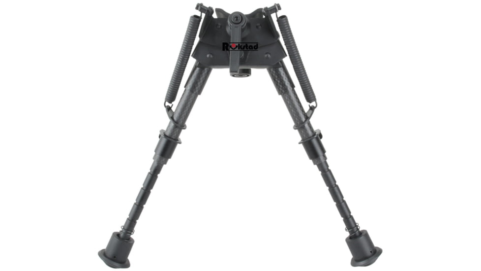 Vector Optics Carbon Fiber Swivel Spring Bipod, 6-9in, Black, RSCFS-06