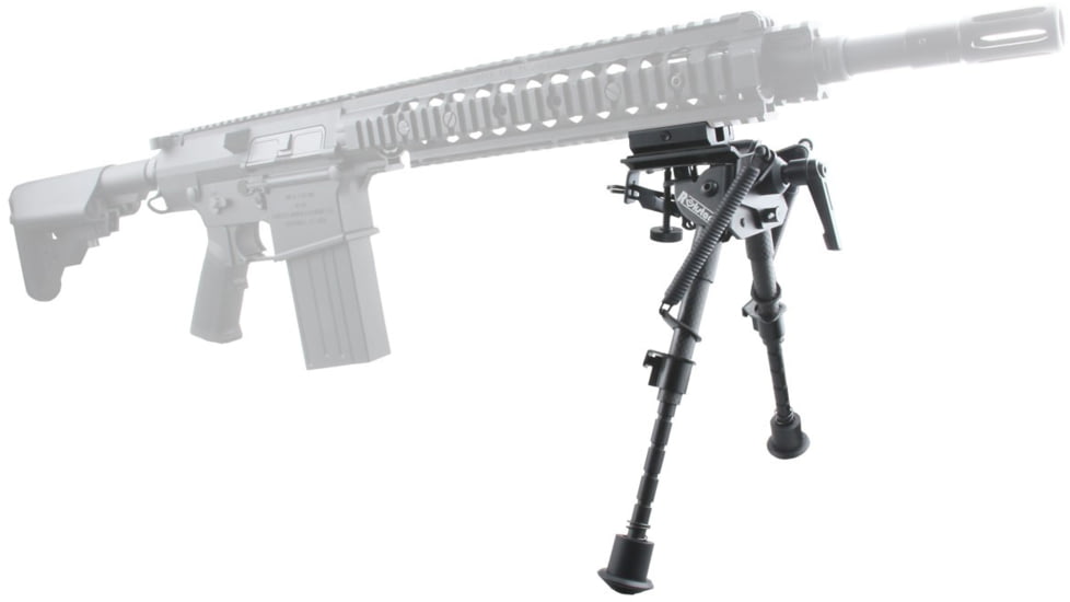Vector Optics Carbon Fiber Swivel Spring Bipod, 6-9in, Black, RSCFS-06