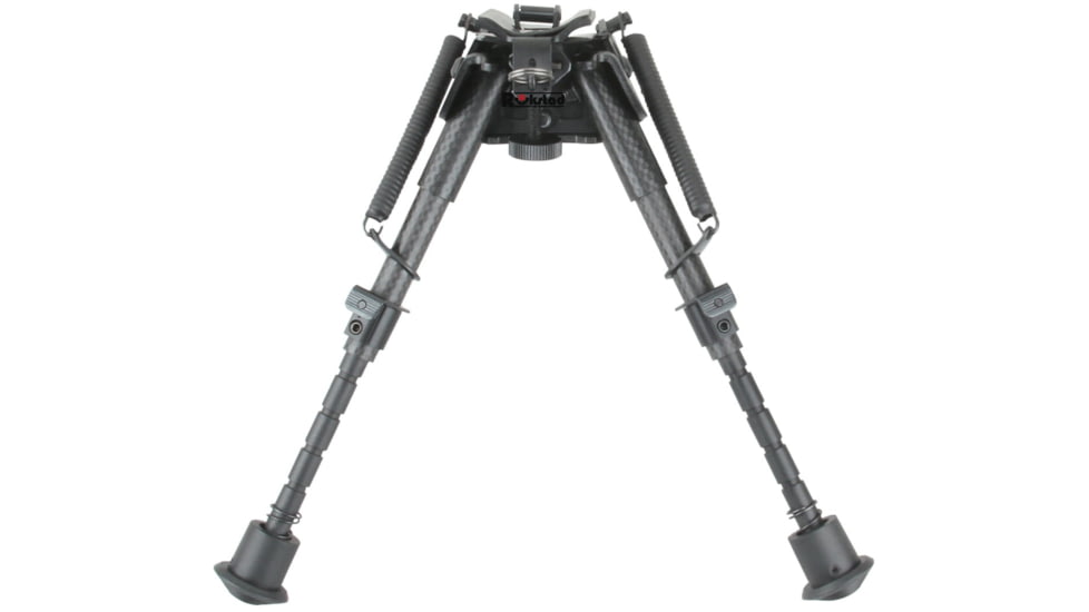 Vector Optics Carbon Fiber Swivel Spring Bipod, 6-9in, Black, RSCFS-06