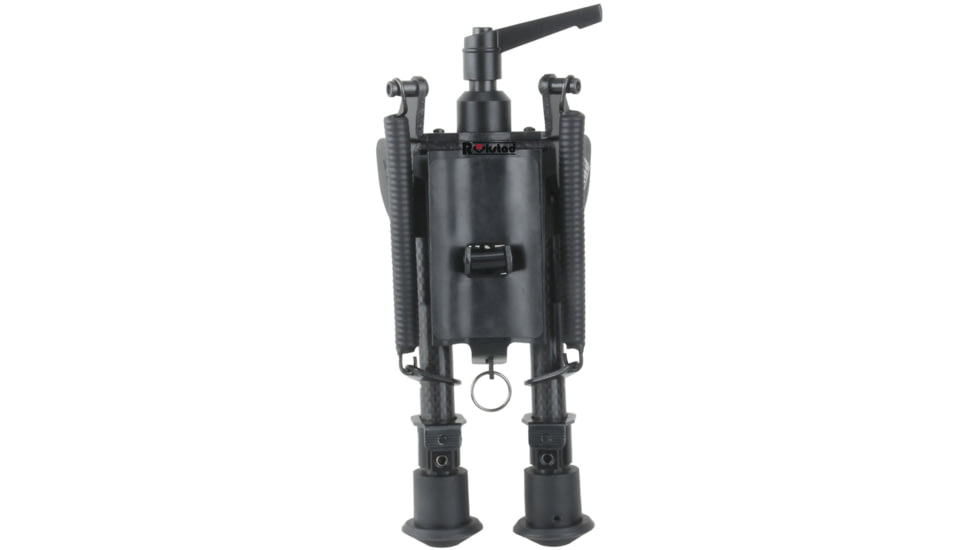 Vector Optics Carbon Fiber Swivel Spring Bipod, 6-9in, Black, RSCFS-06