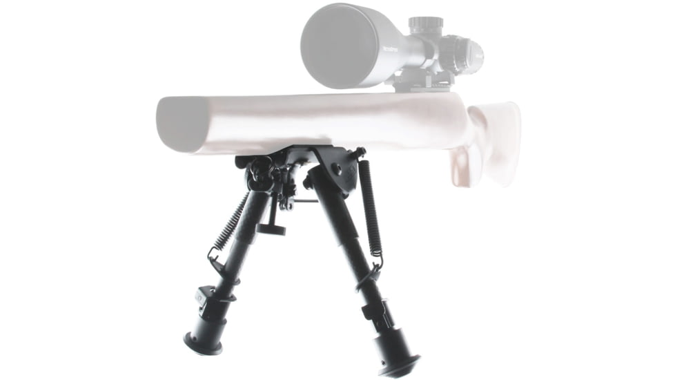 Vector Optics Carbon Fiber Swivel Spring Bipod, 6-9in, Black, RSCFS-06