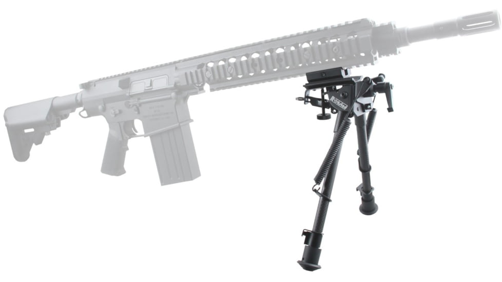 Vector Optics Carbon Fiber Swivel Spring Bipod, 9-13.5in, Black, RSCFS-09