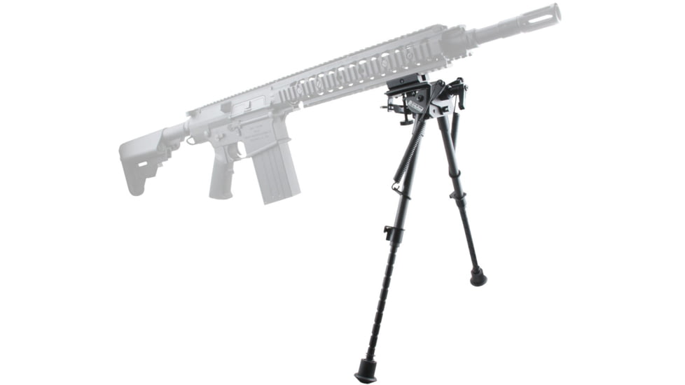 Vector Optics Carbon Fiber Swivel Spring Bipod, 9-13.5in, Black, RSCFS-09